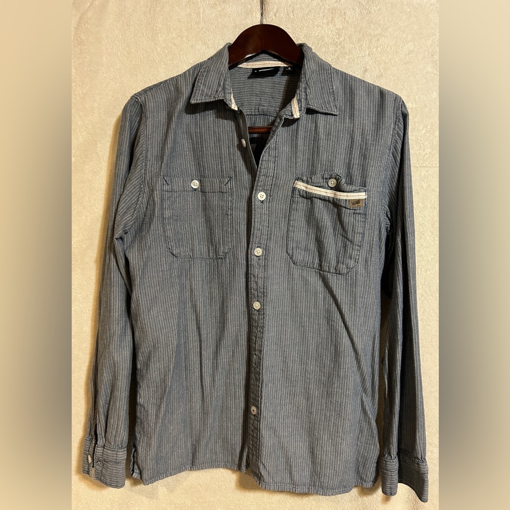 Vans Long Sleeve Cotton Button Down